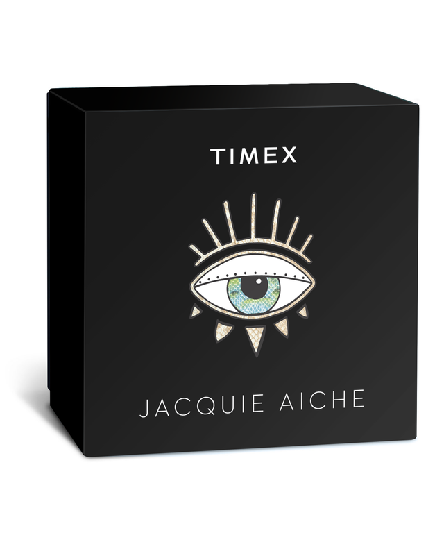 Timex Legacy x Jacquie Aiche Black Dial with Tribe Eye 36mm Watch