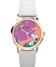 Marlin® Hand-Wound x Snoopy Floral 34mm Leather Strap Watch