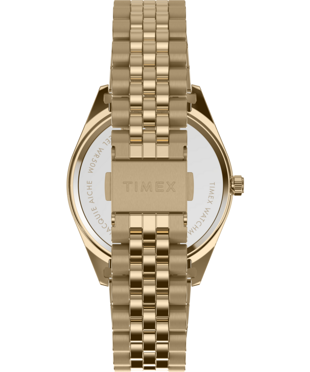 TW2V95000 Timex x Jacquie Aiche High Life 41mm Stainless Steel Bracelet Watch Strap Image