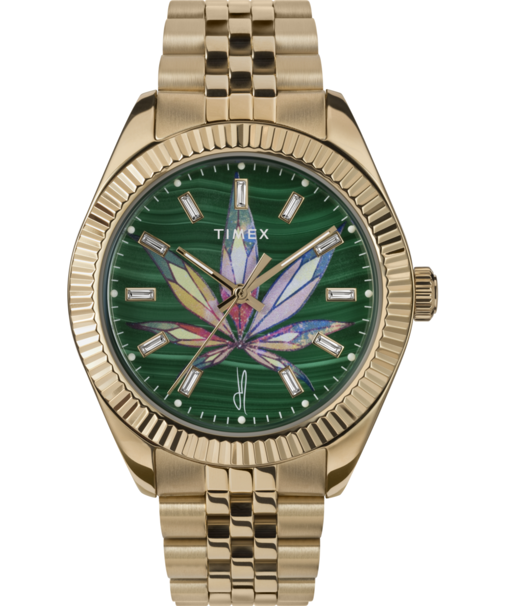 TW2V95200 Timex x Jacquie Aiche High Life 41mm Stainless Steel Bracelet Watch Primary Image