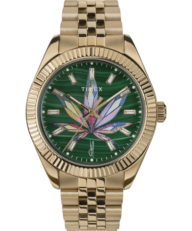 TW2V95200 Timex x Jacquie Aiche High Life 41mm Stainless Steel Bracelet Watch Primary Image