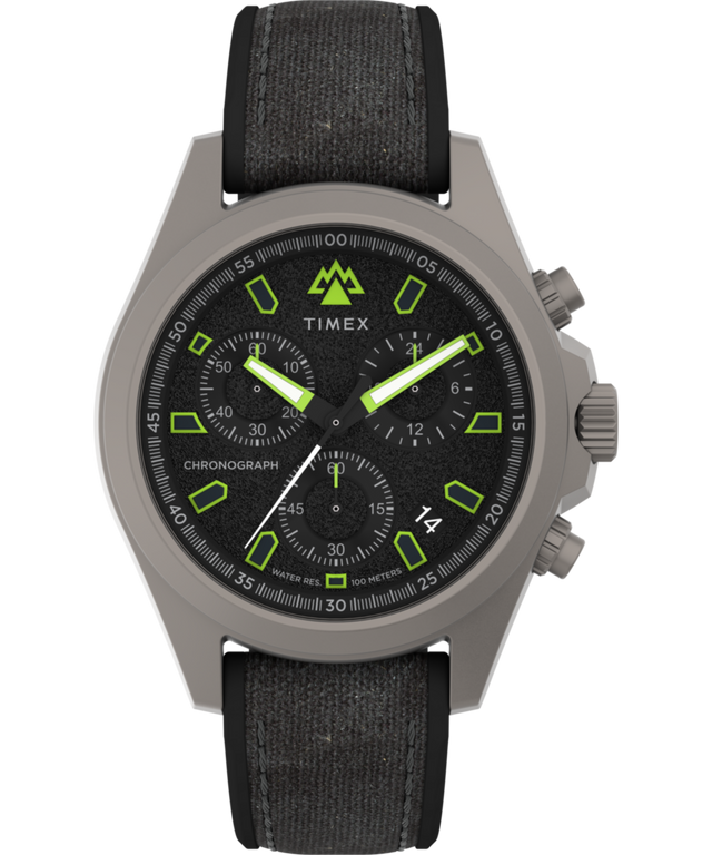 Expedition North® Field Chrono 43mm Recycled Mixed Materials Strap Watch