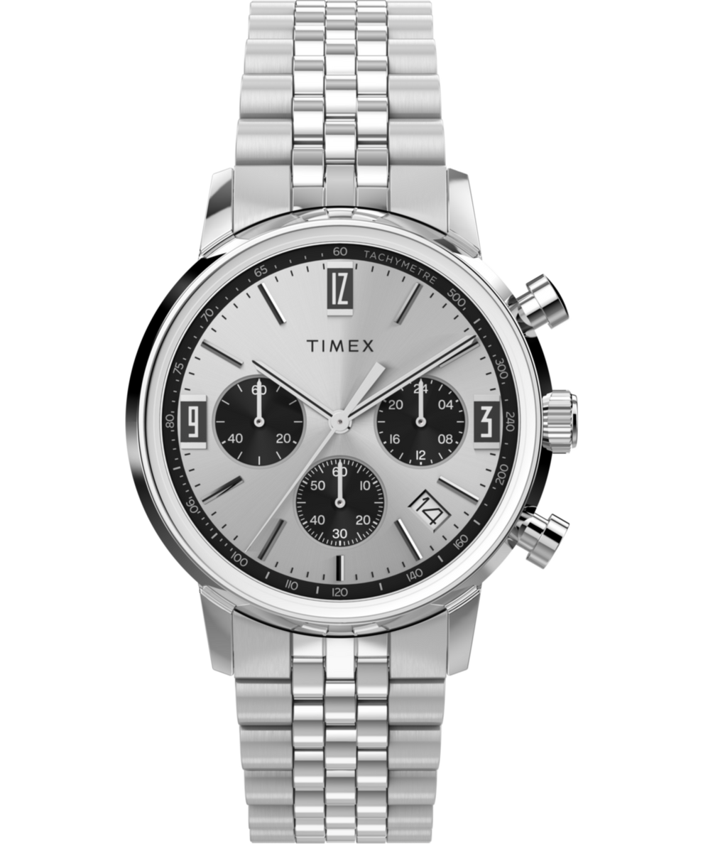 TW2W10400 Marlin® Chronograph Tachymeter 40mm Stainless Steel Bracelet Watch Primary Image