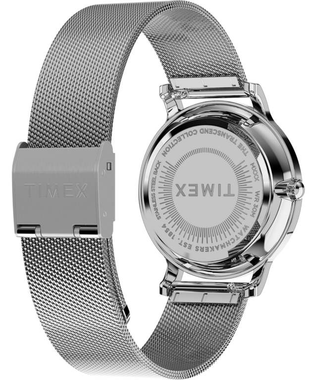 TW2W19100 Transcend 34mm Mesh Bracelet Watch Caseback with Attachment Image