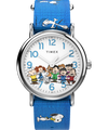 TW2W19400 Peanuts® x Timex Weekender Gang's All Here 38mm Fabric Strap Watch Primary Image