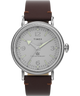 Waterbury Standard Coin Edge 40mm Leather Strap Watch