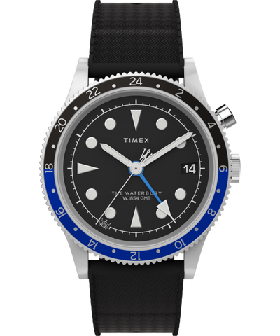 TW2W22600 Waterbury Traditional GMT 39mm Synthetic Rubber Strap Watch Primary Image