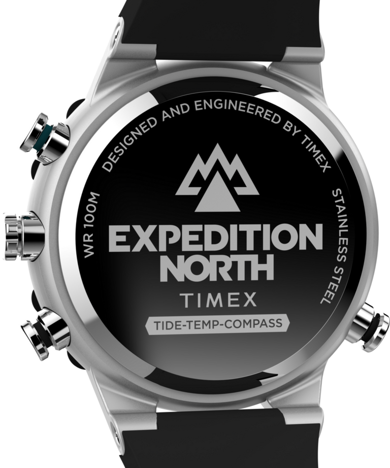 TW2W24200 Expedition Tide-Temp-Compass 45mm Silicone Strap Watch Caseback Image