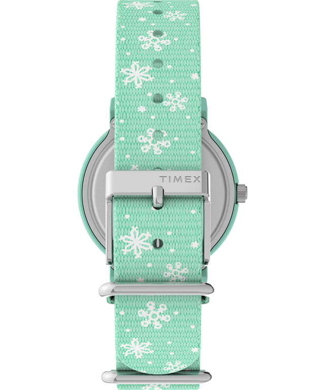 Timex x Peanuts Holiday 34mm Fabric Strap Watch