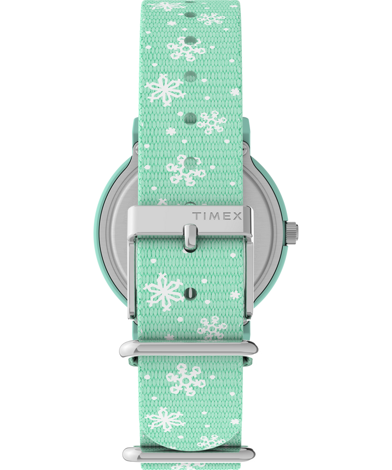 Timex x Peanuts Holiday 34mm Fabric Strap Watch