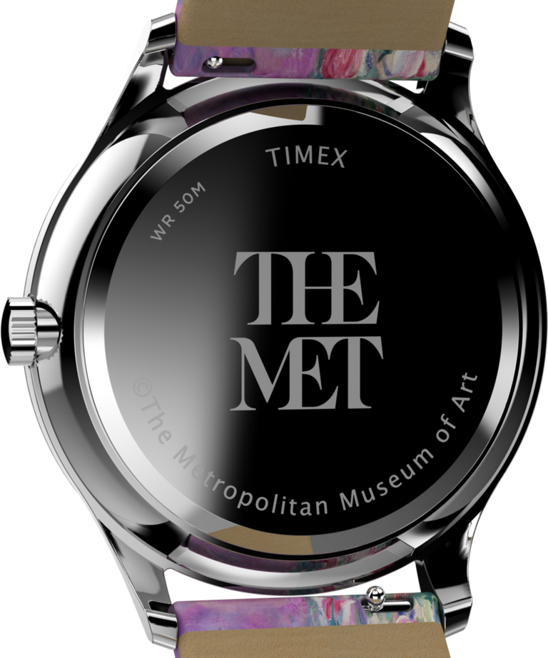 Timex x The MET Klimt 40mm Leather Strap Watch TW2W24900 Timex UK