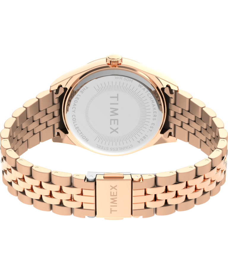 TW2W32200 Timex Legacy 36mm Stainless Steel Bracelet Watch Caseback with Attachment Image