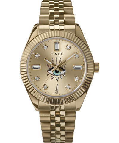 Timex x Jacquie Aiche 36mm Stainless Steel Bracelet Watch