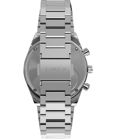 Q Timex Falcon Eye Chronograph 40mm Stainless Steel Bracelet Watch