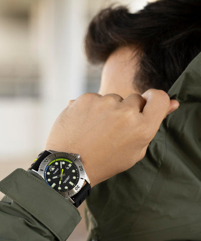 TW2W41700 Expedition Anchorage 42mm Silicone Strap Watch Primary Wrist Image
