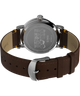 TW2W44300 Peanuts® x Timex Standard Thanksgiving 40mm Leather Strap Watch Caseback with Attachment Image