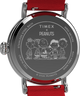 TW2W44400 Timex x Peanuts Standard Snoopy Santa 40mm Leather Strap Watch Caseback Image