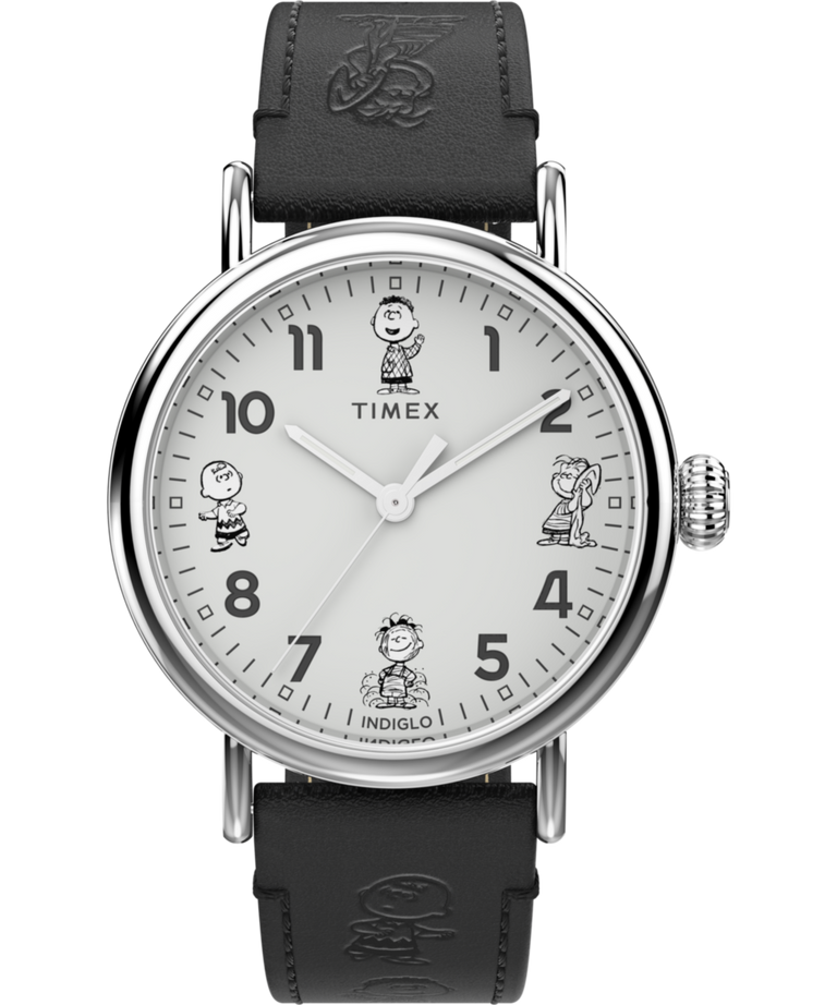 Timex Standard x Peanuts Sketch 40mm Leather Strap Watch