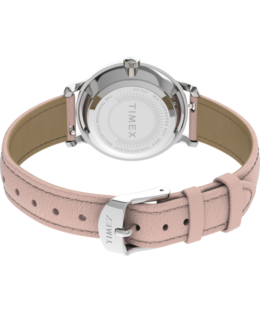 Timex Women's Transcend 31mm TW2U86600VQ Mechanical Hand Wind Watch Timex Transcend 31mm Black Dial Quartz TW2W21500 Women\u0027s Gold