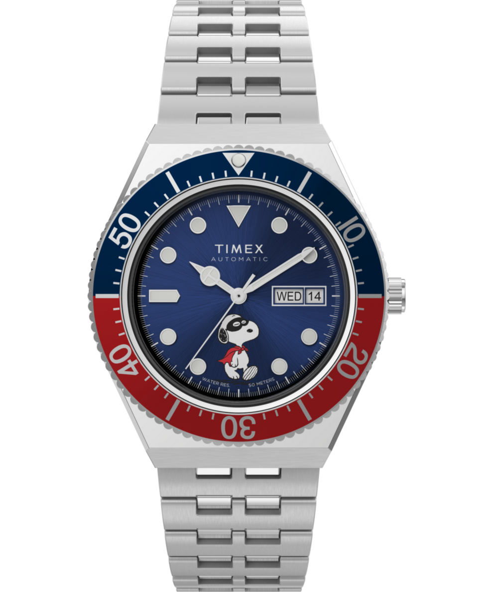 TW2W47500 M79 Automatic x Peanuts 40mm Stainless Steel Bracelet Watch Primary Image