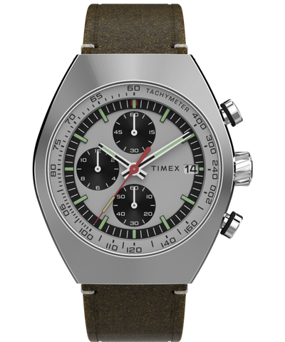 TW2W50100 Timex Legacy Tonneau 42mm Leather Strap Watch Primary Image