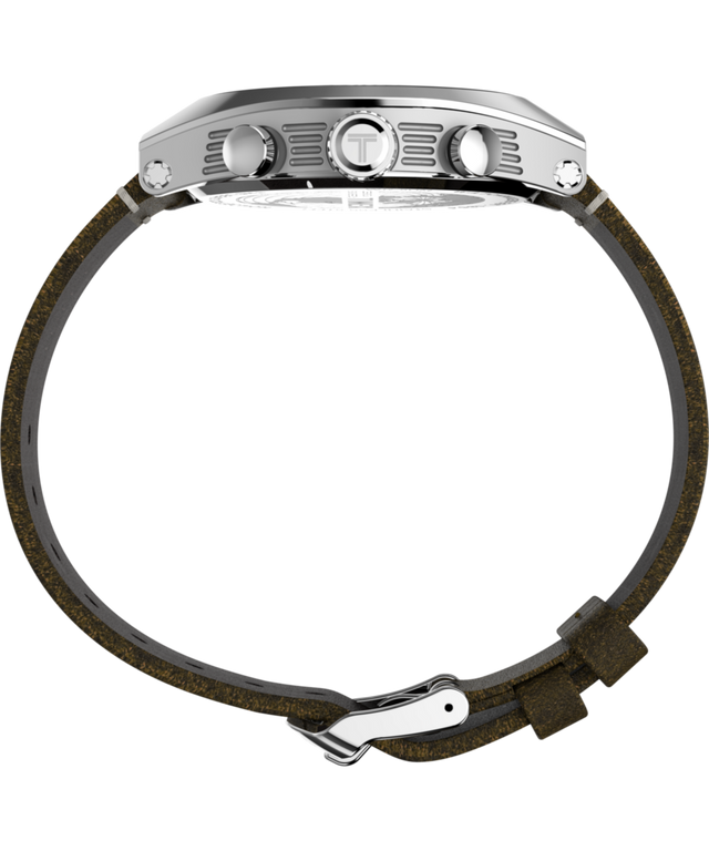 TW2W50100 Timex Legacy Tonneau 42mm Leather Strap Watch Profile Image