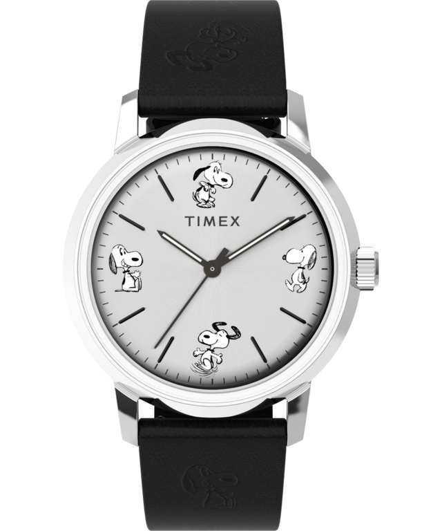 TW2W54000 Marlin® Automatic x Peanuts Sketch 40mm Leather Strap Watch
 Primary Image