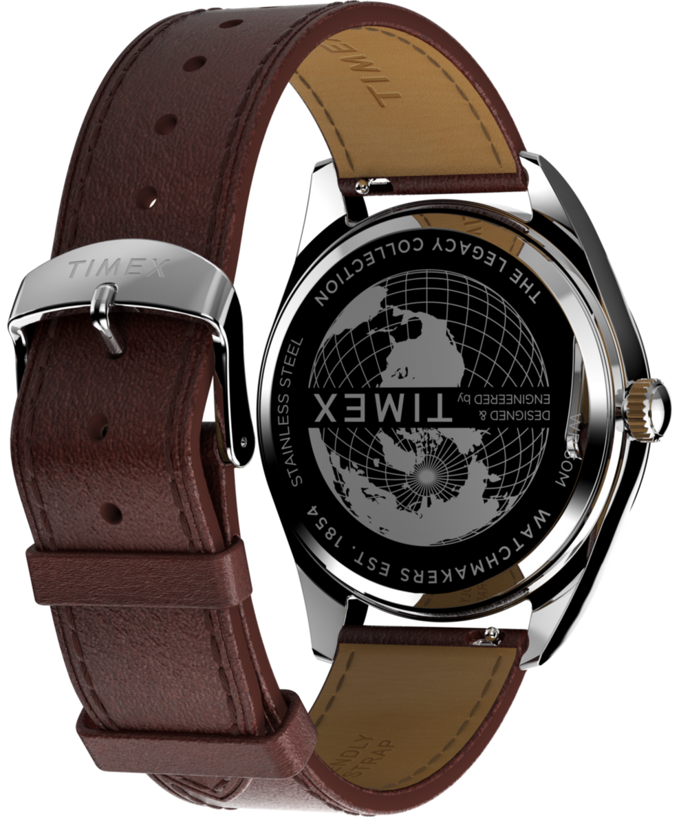 Timex Legacy 41mm Leather Strap Watch TW2W57200 Timex UK