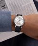 TW2W68800 Peanuts® x Timex Marlin® Automatic Saxophonist 40mm Leather Strap Watch Primary Wrist Image