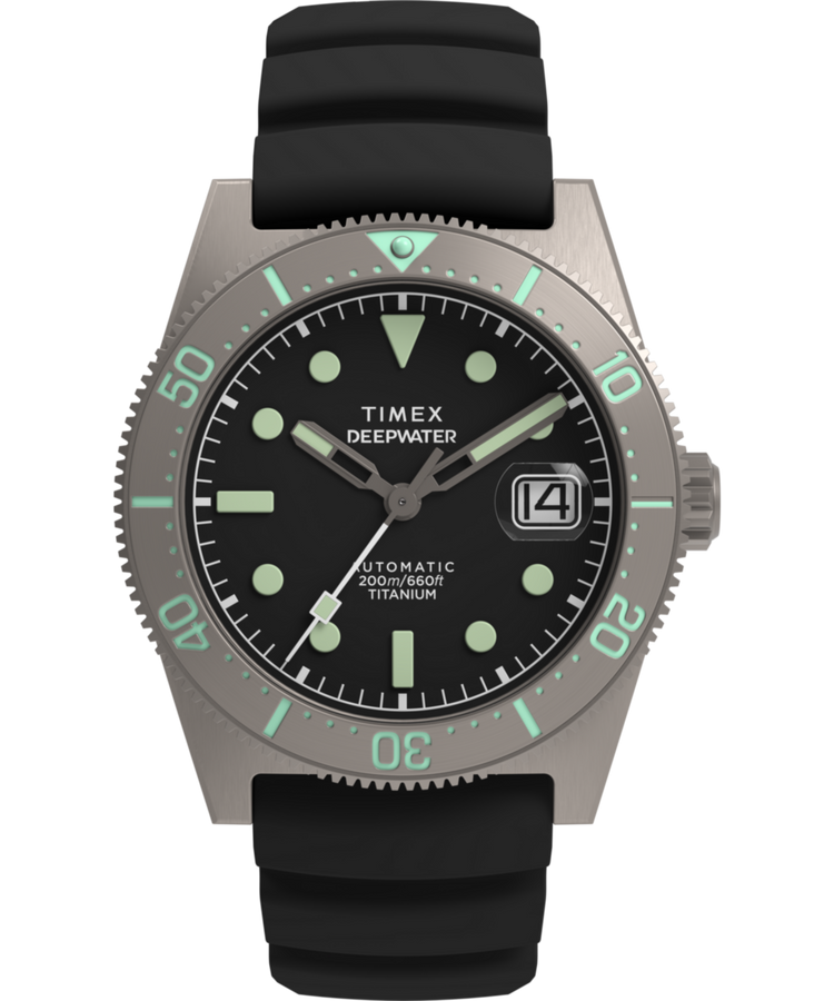 TW2W73800 Deepwater Reef 200 Titanium Automatic 41mm Synthetic Rubber Strap Watch  Primary Image