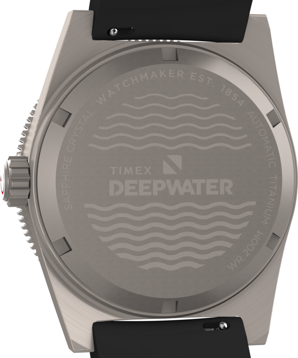 TW2W73800 Deepwater Reef 200 Titanium Automatic 41mm Synthetic Rubber Strap Watch  Caseback Image