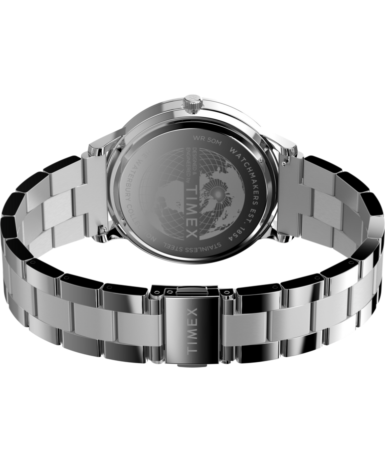 TW2W75700 Waterbury Classic Moon Phase 40mm Stainless Steel Bracelet Watch  Caseback with Attachment Image