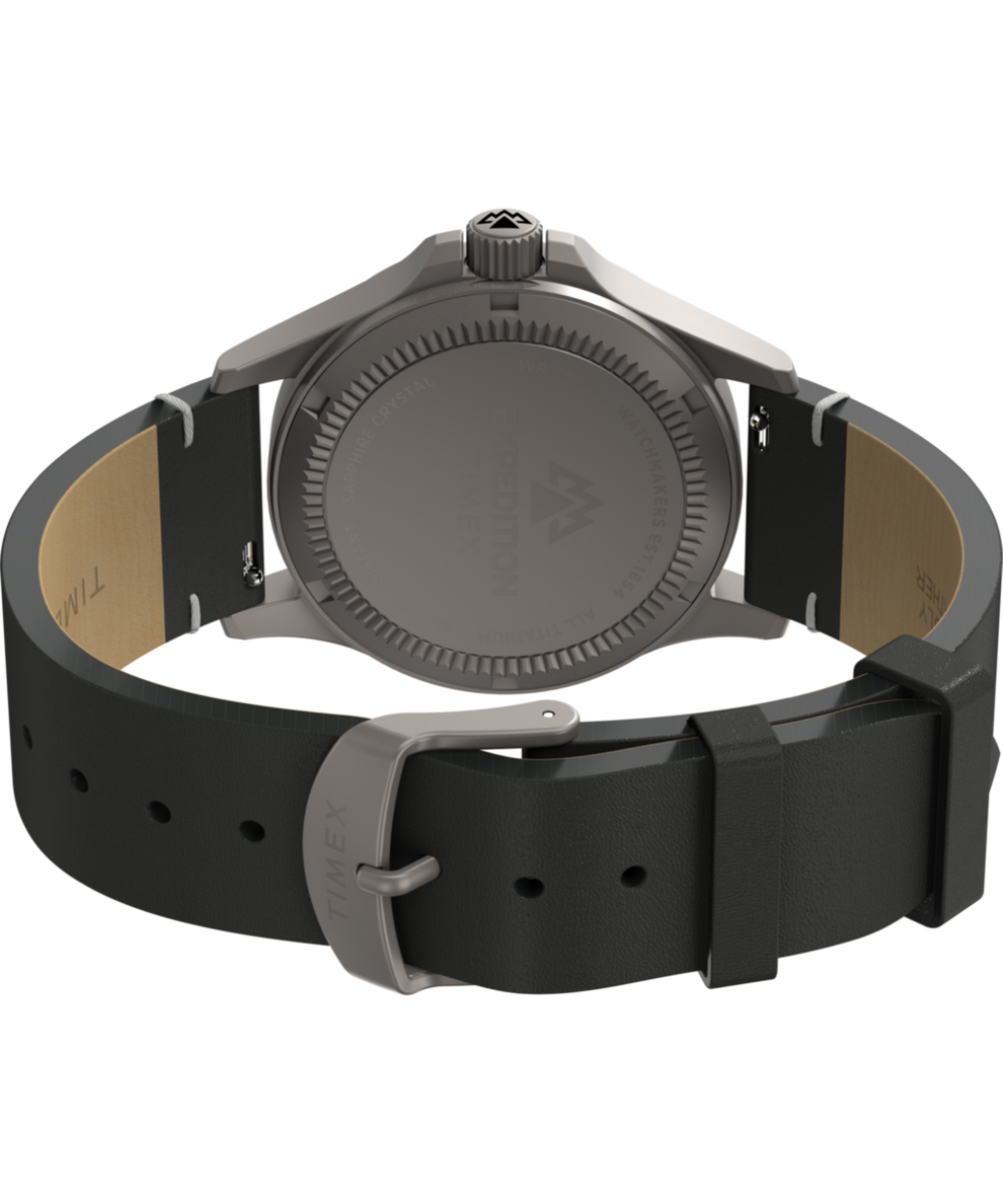 TW2W78100 Expedition Titanium 38mm Leather Strap Watch  Caseback with Attachment Image