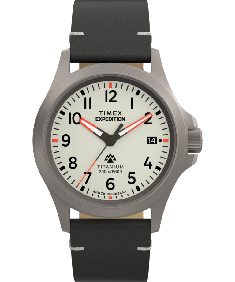 TW2W78200 Expedition Titanium 38mm Leather Strap Watch  Primary Image