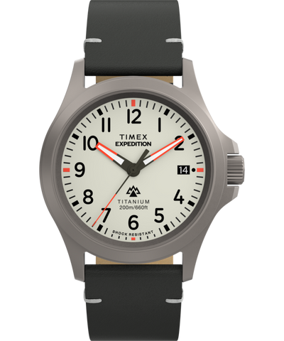 TW2W78200 Expedition Titanium 38mm Leather Strap Watch  Primary Image