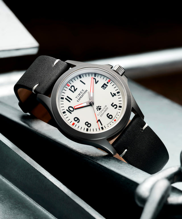 TW2W78200 Expedition Titanium 38mm Leather Strap Watch  Collab Additional Image