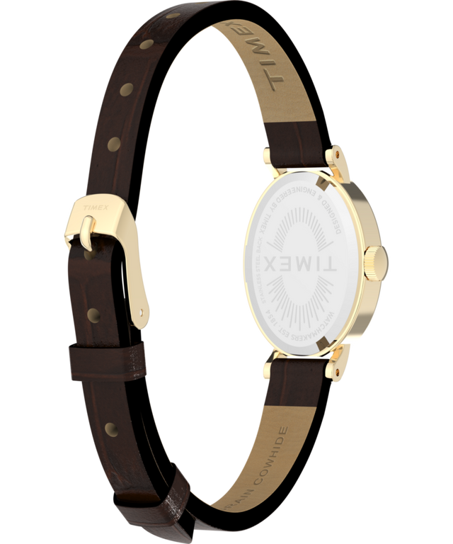 TW2W78500 Cavatina 19mm Leather Strap Watch Caseback with Attachment Image