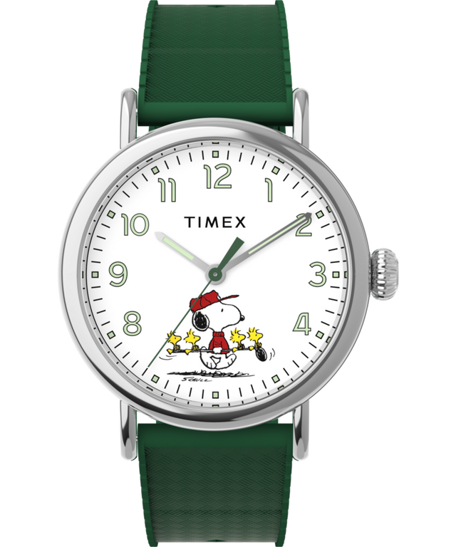 TW2W78900 Timex x Peanuts® Standard 40mm Synthetic Rubber Strap Watch  Primary Image