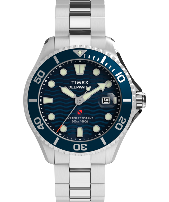 TW2W81900 Deepwater Meridian 200 44mm Stainless Steel Bracelet Watch Primary Image