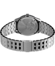 TW2W83300 Peanuts® x Q Timex® GMT 38mm Stainless Steel Bracelet Watch Caseback with Attachment Image