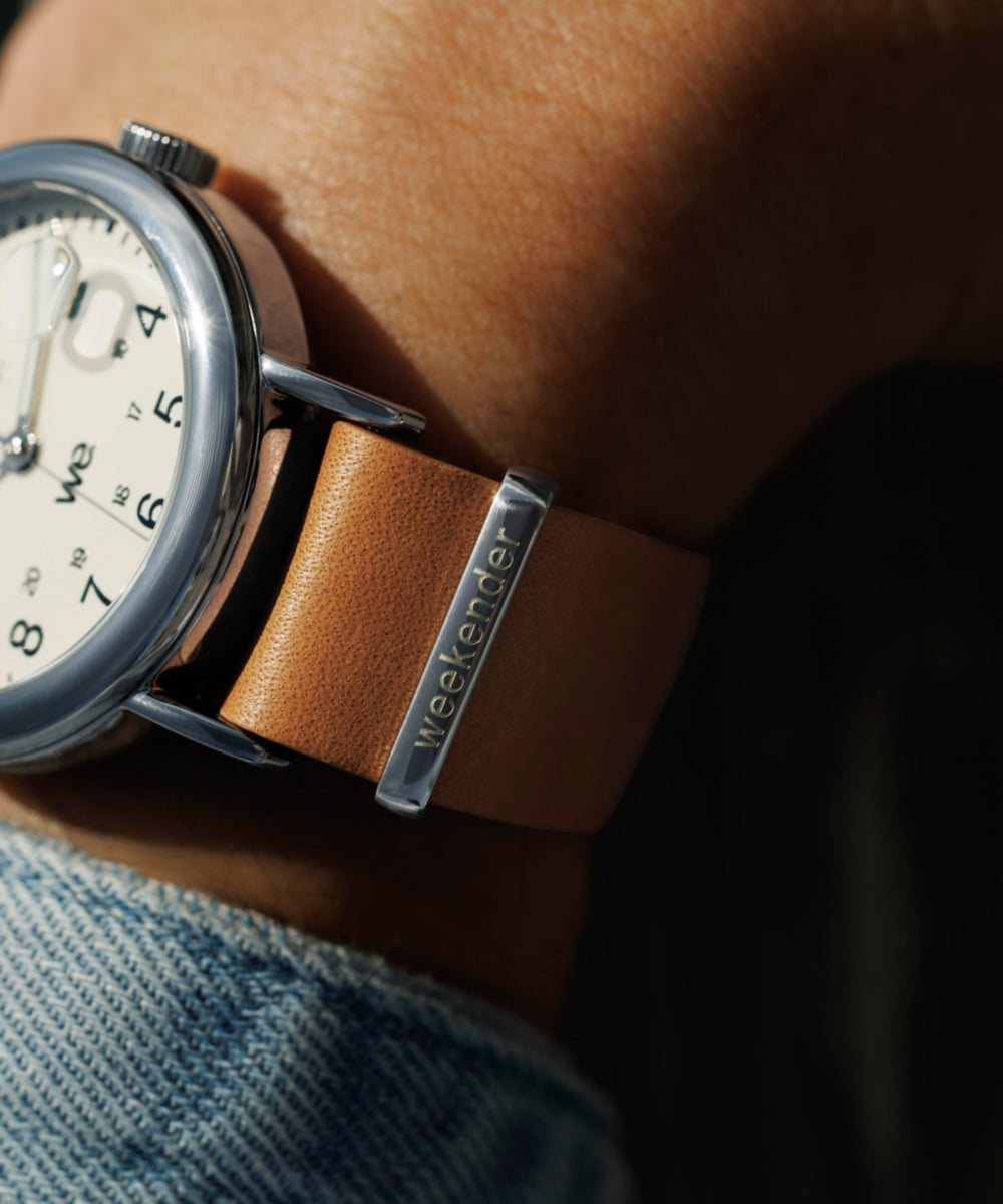 Weekender 37mm Leather Strap Watch