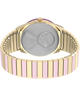TW2W87600 Q Timex® 36mm Stainless Steel Expansion Band Watch  Caseback with Attachment Image
