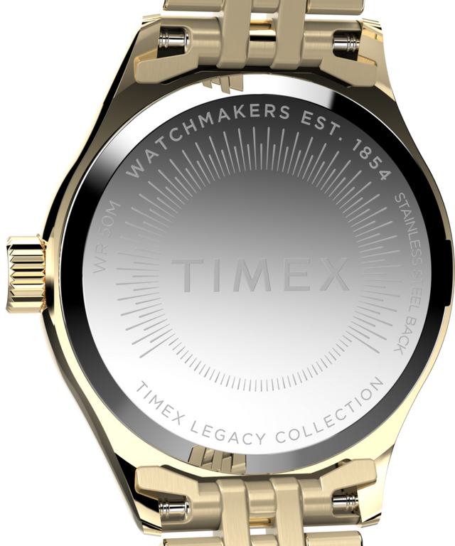 TW2W91000 Timex Legacy Mini 25mm Stainless Steel Bracelet Watch  Caseback Image