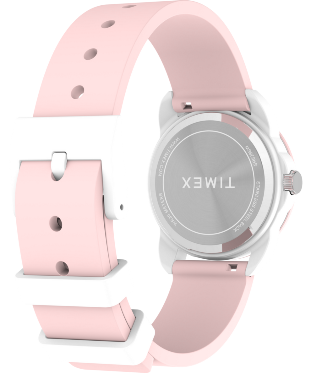 TW2W92000 TIMEX TIME MACHINES® 30mm Silicone Strap Watch Caseback with Attachment Image