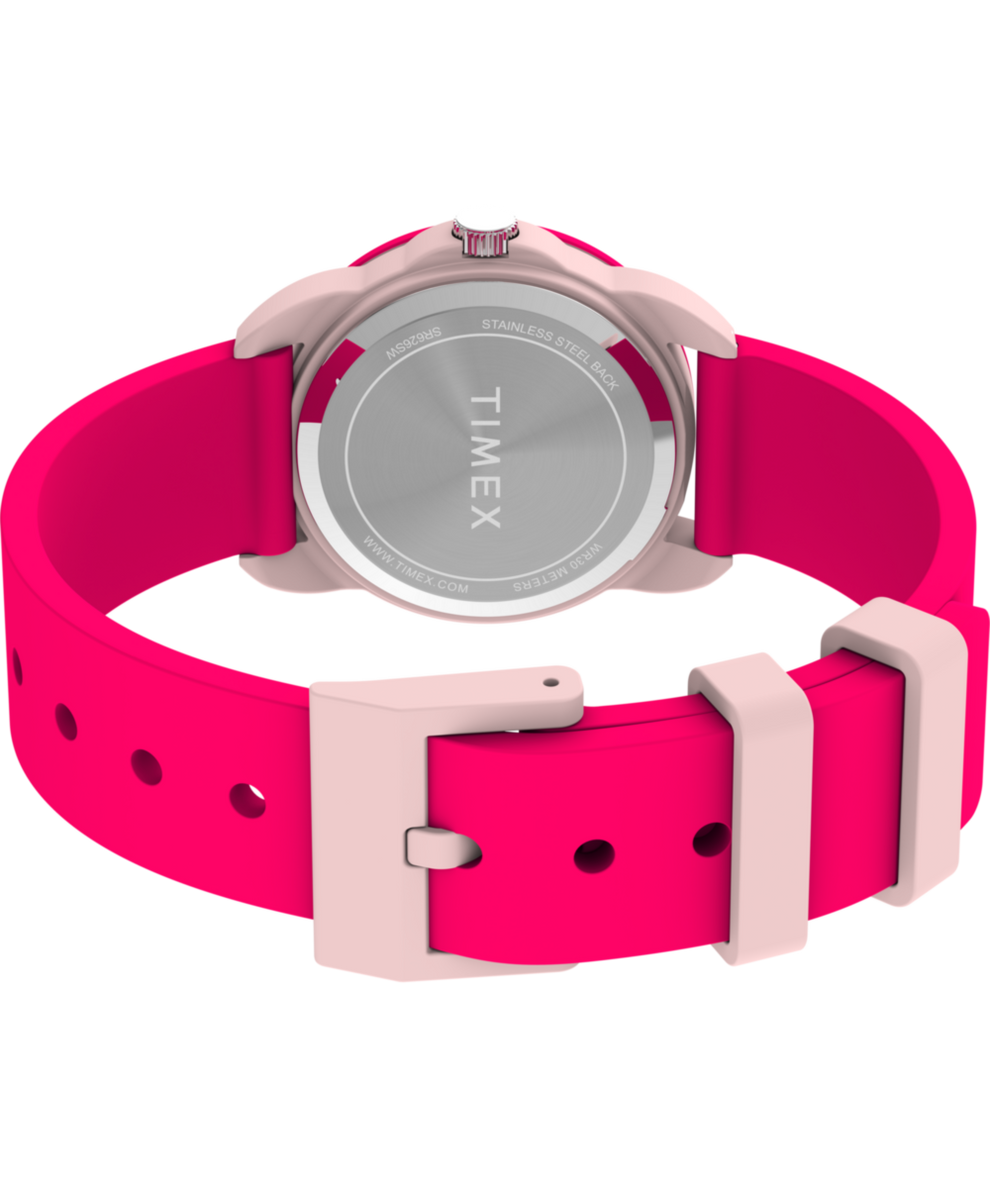 TW2W92200 TIMEX TIME MACHINES® 30mm Silicone Strap Watch Caseback with Attachment Image