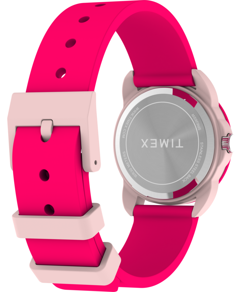 TW2W92200 TIMEX TIME MACHINES® 30mm Silicone Strap Watch Caseback with Attachment Image