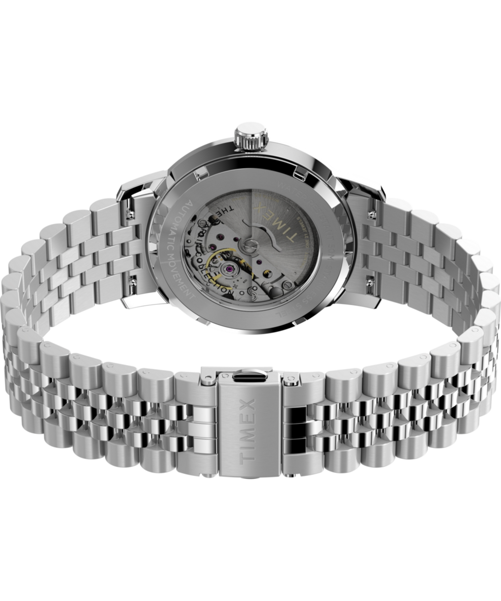 TW2W93200 Marlin® Automatic 40mm Stainless Steel Bracelet Watch Caseback with Attachment Image