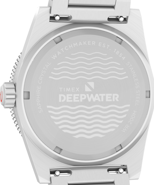 TW2W95200 Deepwater Reef 200 41mm Stainless Steel Bracelet Watch  Caseback Image