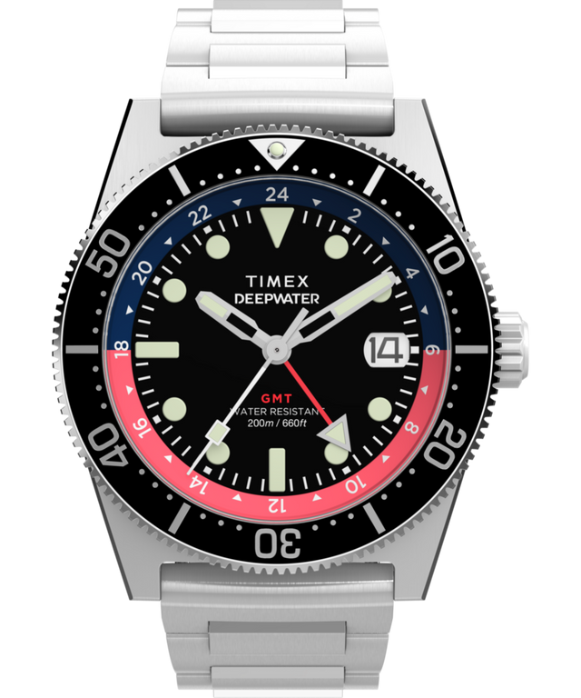 TW2W95300 Deepwater Reef 200 GMT 41mm Stainless Steel Bracelet Watch Primary Image