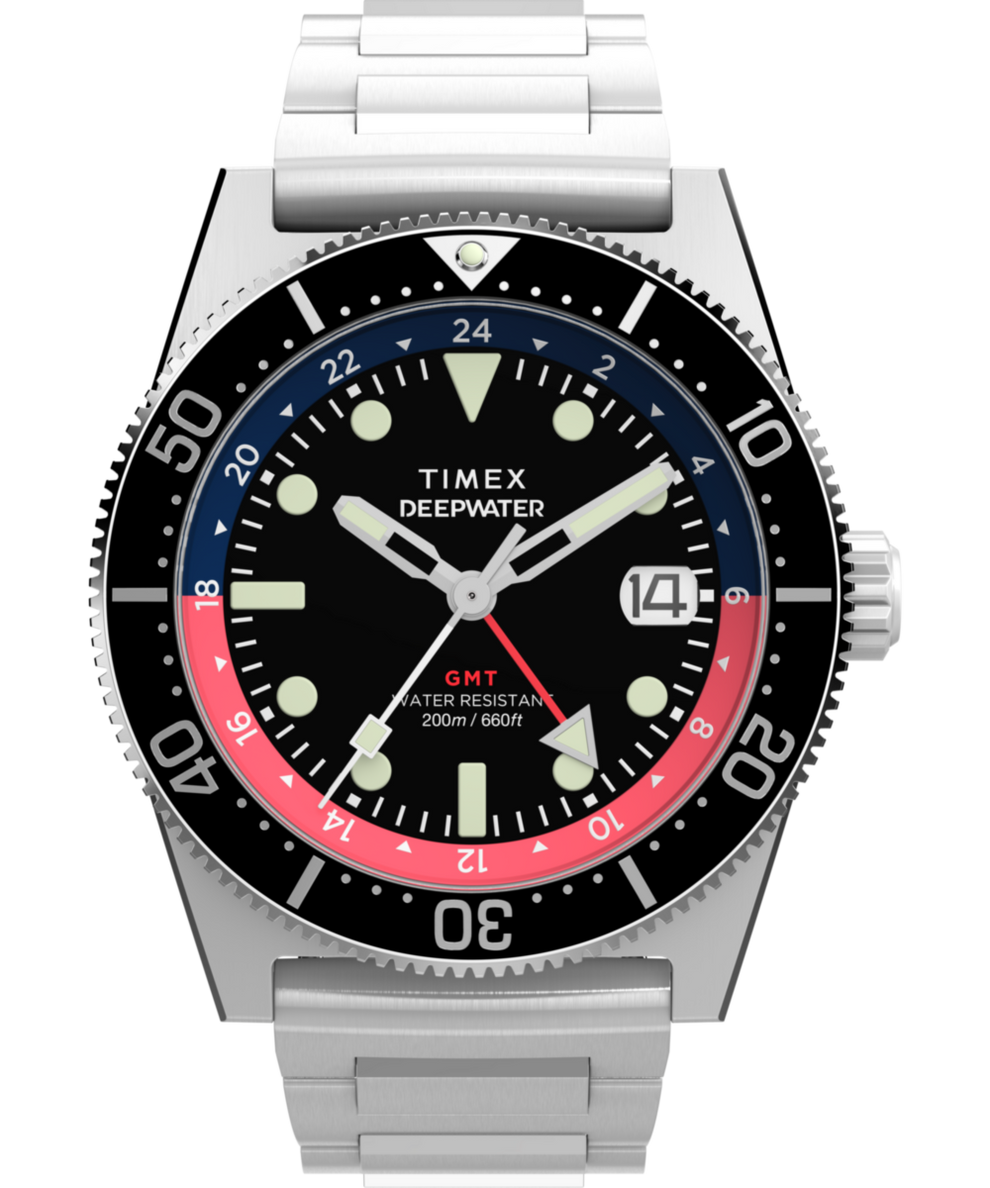 TW2W95300 Deepwater Reef 200 GMT 41mm Stainless Steel Bracelet Watch Primary Image